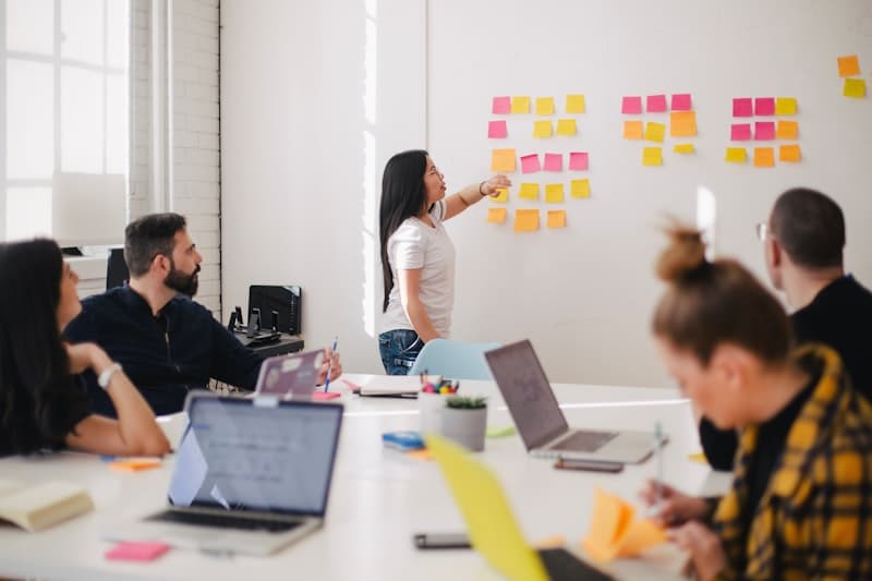 Session de formation en équipe